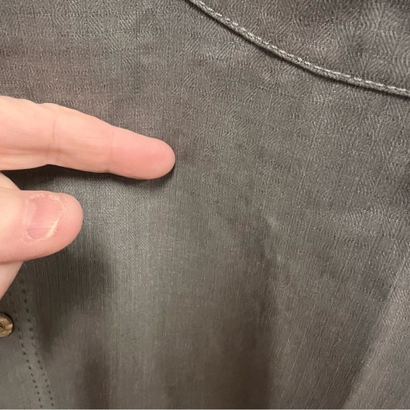 NWT Tommy Bahama Coastal Breeze Check Dockside Grey Island Zone Button Down 3XLT - Picture 9 of 12